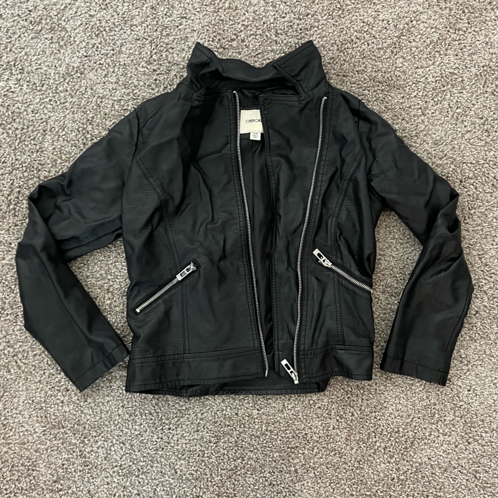 Pleather jacket - Kids size L